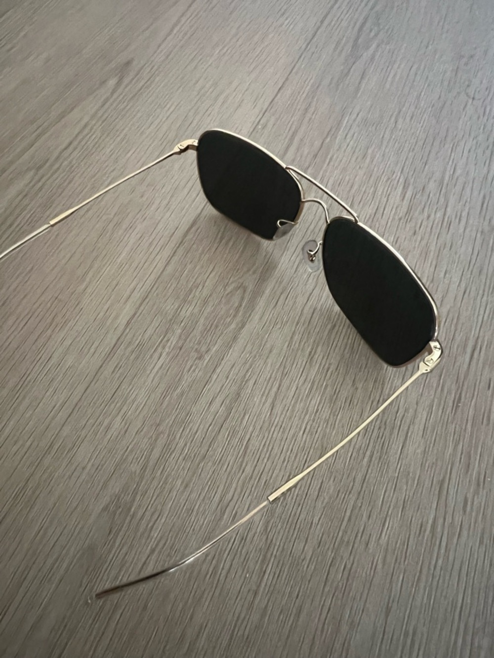 Ray-Ban Gold Frame Sunglasses- Caravan Reverse - Picture 4 of 7